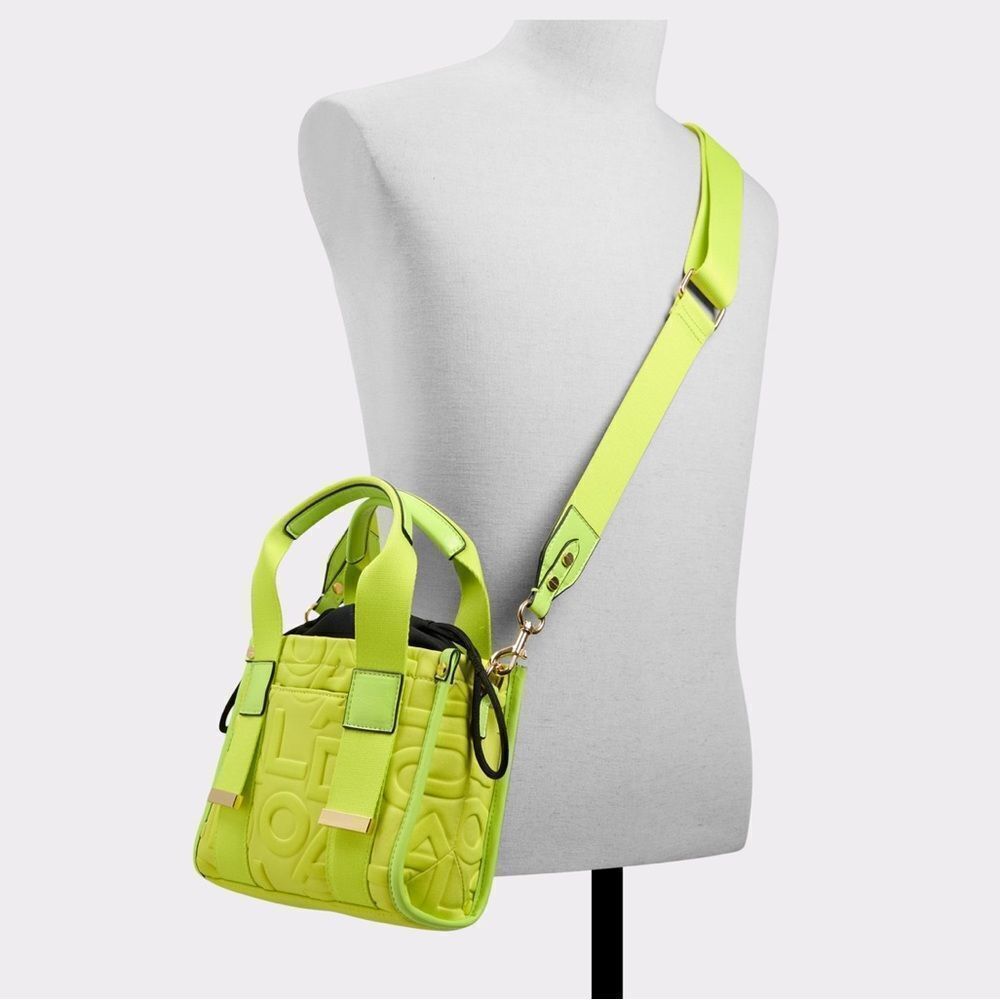 ALDO - Minieviex Lime Green Crossbody Tote Bag